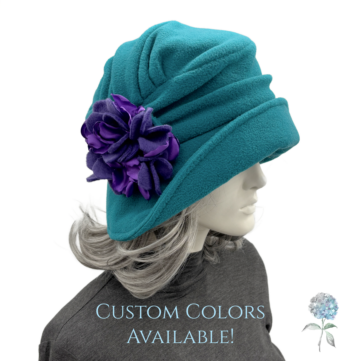 1920s Fashion Fleece Cloche Hat | The Alice – Boston Millinery