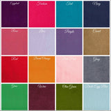 Fleece fabric color collage