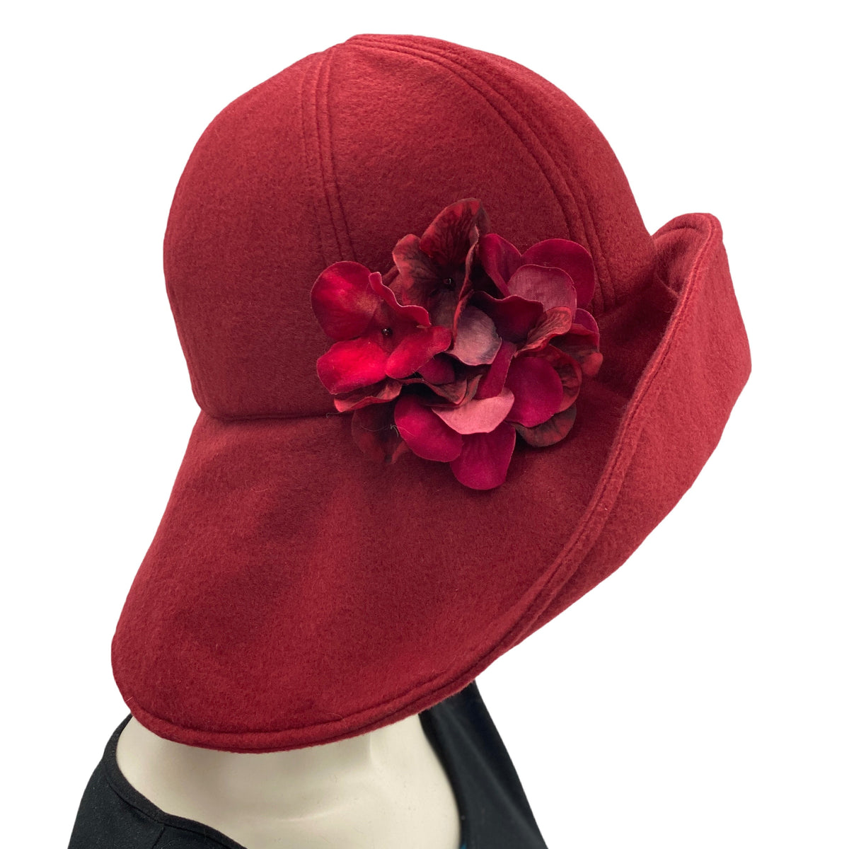 DAY Birger et Mikkelsen burgundy wool hat Wilma Burgundy Bucket Hat – Wool Felt | Lock & Co.. Hats for  main image 3