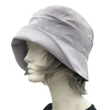 1920s Style Linen Cloche Hat Handmade | The Alice
