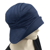 1920s Style Linen Cloche Hat Handmade | The Alice