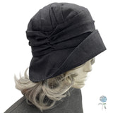 1920s Style Linen Cloche Hat Handmade | The Alice