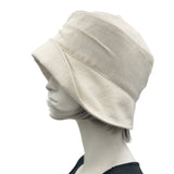 1920s Style Linen Cloche Hat Handmade | The Alice