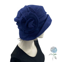 1920's Winter Fleece Hat in Downton Abbey Style | The Alice Cloche