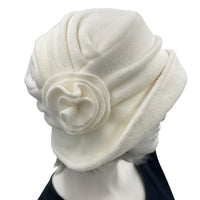 1920's Winter Fleece Hat in Downton Abbey Style | The Alice Cloche