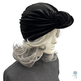 Black Velvet Knot Turban | The Evie