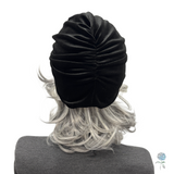 Black Velvet Knot Turban | The Evie