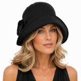Vintage Style Linen Hat in Chartreuse Green | The Eleanor Cloche