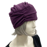 Turban Hat in Soft Warm Fleece | The Evie