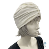 Winter White Velvet Turban | The Evie