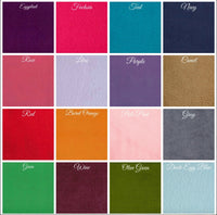 Fleece fabric color collage