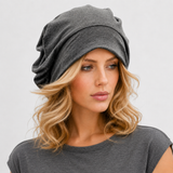 Cotton Berets for Women in Soft Stretch Jersey Knit