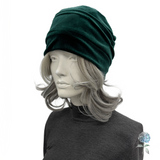 Elegant Beanie in Soft Stretch Velvet