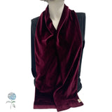 Long Lush Velvet Mod Scarf | Boston Millinery
