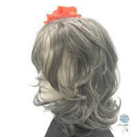 Rich Coral Hydrangea Flower Crown | Fascinator Head Band