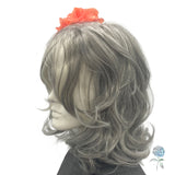 Rich Coral Hydrangea Flower Crown | Fascinator Head Band