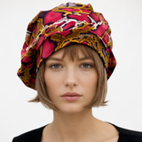 Summer Beret in Ankara Prints