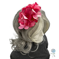 Pink Hydrangea Flower Crown | Fascinator Head Band