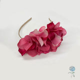 Pink Hydrangea Flower Crown | Fascinator Head Band