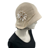 Roaring Twenties Style Summer Hat with Ribbon Flower | The Polly Cloche