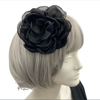 Vintage Style Chiffon Peony Hair Flower | More Colors Available