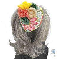 Floral Fascinator Head Band- Races Weddings and Garden Parties