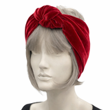 Wide Velvet Knot Headband