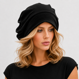 Cotton Berets for Women in Soft Stretch Jersey Knit