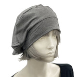 Lightweight Cotton Beret Olive Green Black or Gray