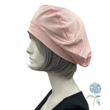 Beret for Women, Blush Pink, Women Summer Hats, or Choose Your Color, Best Friend Gifts, Handmade in the USA