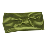 Wide Knot Headband Women, Chartreuse Green or Many Other Colors