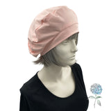 Beret for Women, Blush Pink, Women Summer Hats, or Choose Your Color, Best Friend Gifts, Handmade in the USA