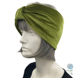 Burgundy Knot Headband Women, Handmade in Burgundy or Many Colors of Velvet