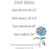 Handmade Satin Lined Velvet Beret Hat with Hydrangea Brooch in Colors You'll Love