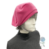 Cozy Fleece Satin Lined Beret