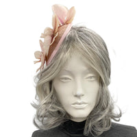 Light Pink Fascinator, Elegant Orchid Headband Fascinator: Chic Headpiece for Races, Weddings, Garden Events