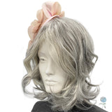 Light Pink Fascinator, Elegant Orchid Headband Fascinator: Chic Headpiece for Races, Weddings, Garden Events