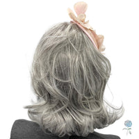 Light Pink Fascinator, Elegant Orchid Headband Fascinator: Chic Headpiece for Races, Weddings, Garden Events