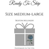 Dusky Teal Velvet Beret – Satin Lined Hat