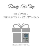 Velvet Beret and Scarf Set in Raspberry Sorbet: Size Small Handmade in the USA