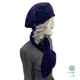 Sage Green Velvet Pull Through Scarves