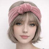 Lilac Knot Headband Women, Handmade in Many Colors of Velvet