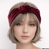 Lilac Knot Headband Women, Handmade in Many Colors of Velvet