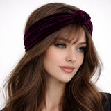 Lilac Knot Headband Women, Handmade in Many Colors of Velvet