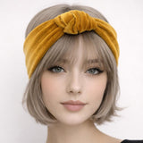 Lilac Knot Headband Women, Handmade in Many Colors of Velvet