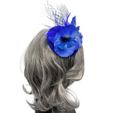 Blue Orchid Fascinator Headband