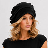 Gray Beret: Satin Lined Chemo Headwear for Women, More Colors