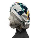 Floral Print Womens Beret: Handmade in the USA