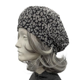 Lightweight Leopard Print Beret Hat for Women: Quality Handmade Headwear