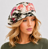 Summer Womens Beret: Floral Handmade Quality Hat